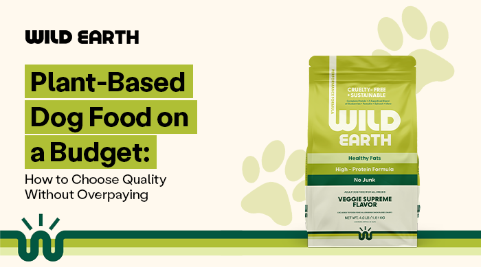 Wild Earth's Veggie Supreme Flavor shown as a quality vegan dog food