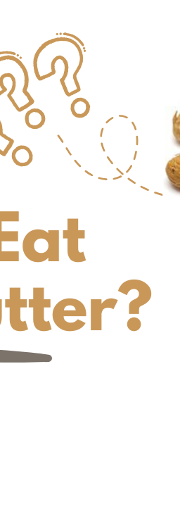Cat licking its lips beside a text " Can Cats Eat Peanut Butter?" with a bowl of peanut butter and peanuts placed at the top right side of the image.