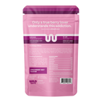 Strawberry Beet flavored Wild Earth vegan dog treat.