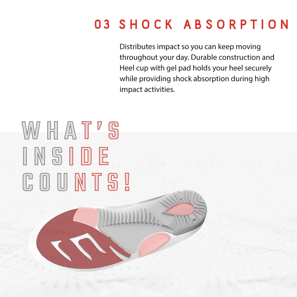 Aline Red All Day Insoles shock absorption.