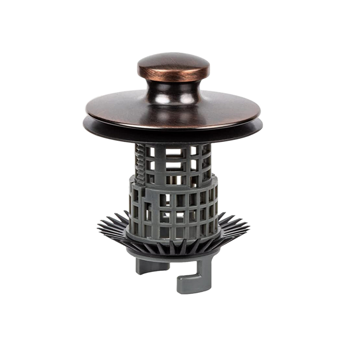 Drain Buddy Tub Ultra Flo 2-in-1 Tub Stopper and Hair Catcher